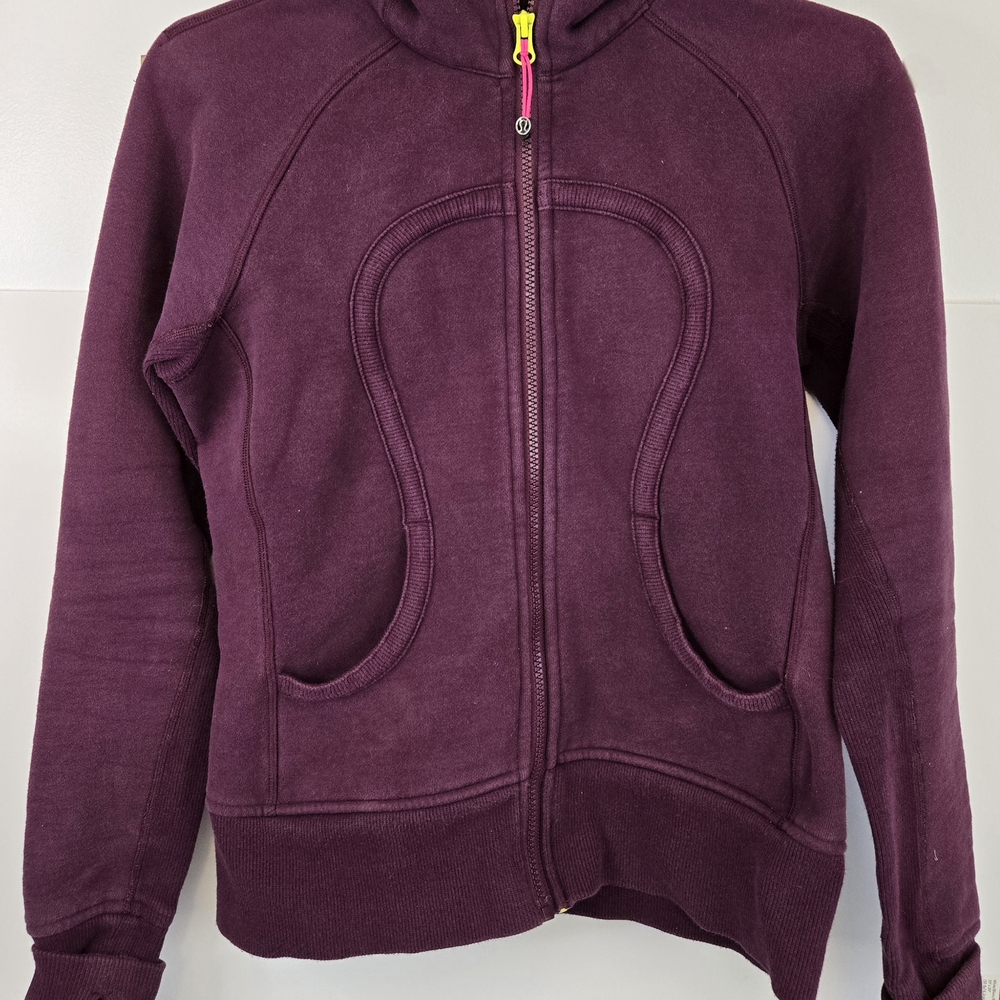Purple Zip-Up Hoodie‎